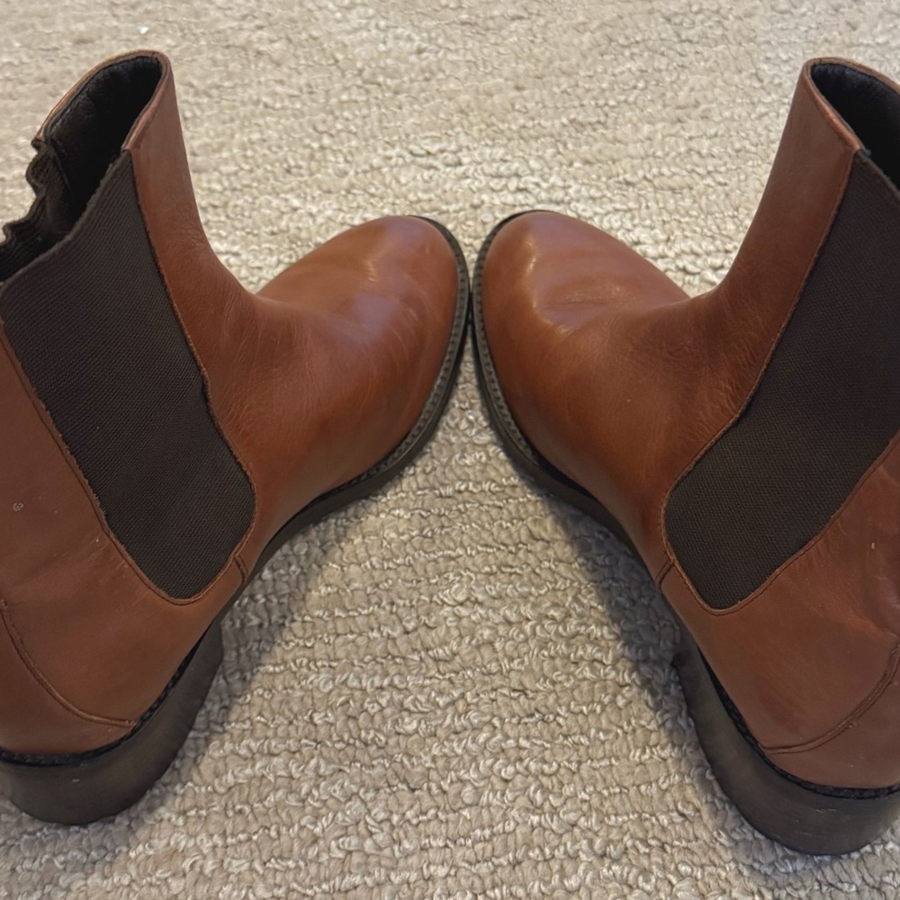 Cole Haan Nike Air Leather Ankle Boots - Picture 3 of 5